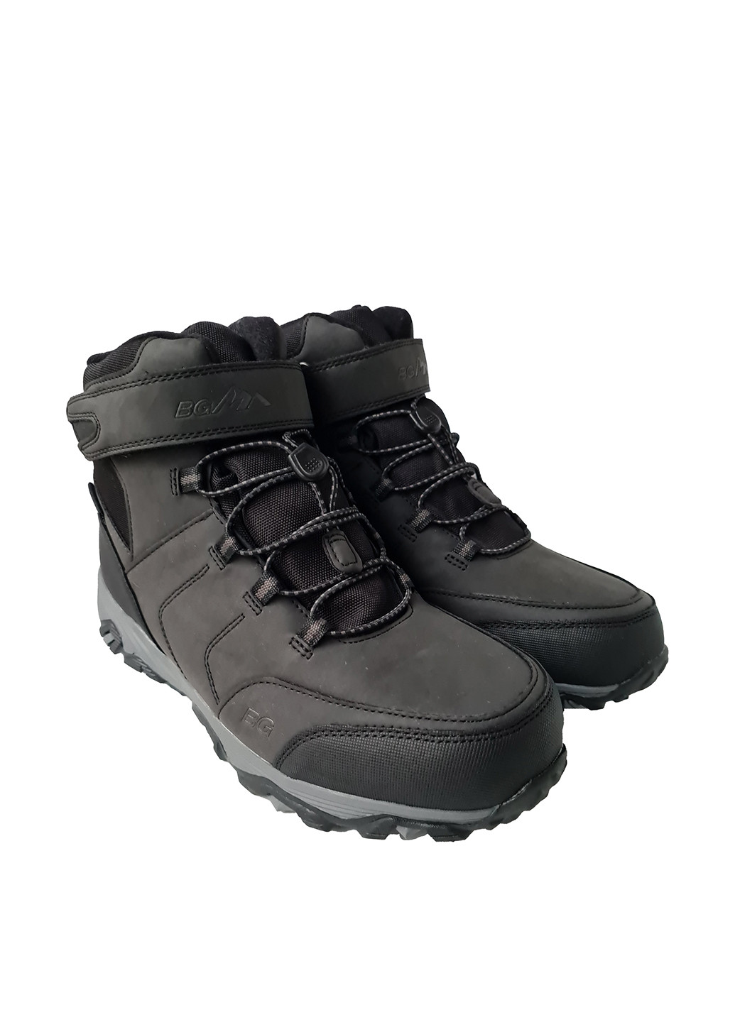 Темно-серые кэжуал зимние ботинки B & G
