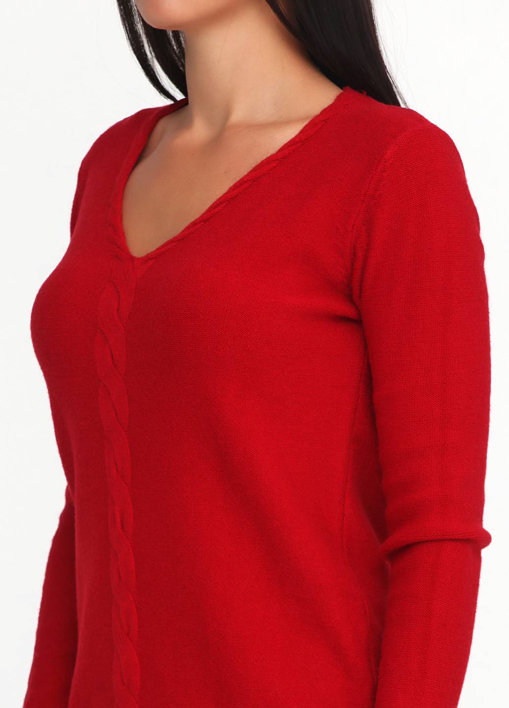 Красный демисезонный пуловер пуловер Cashmere Company