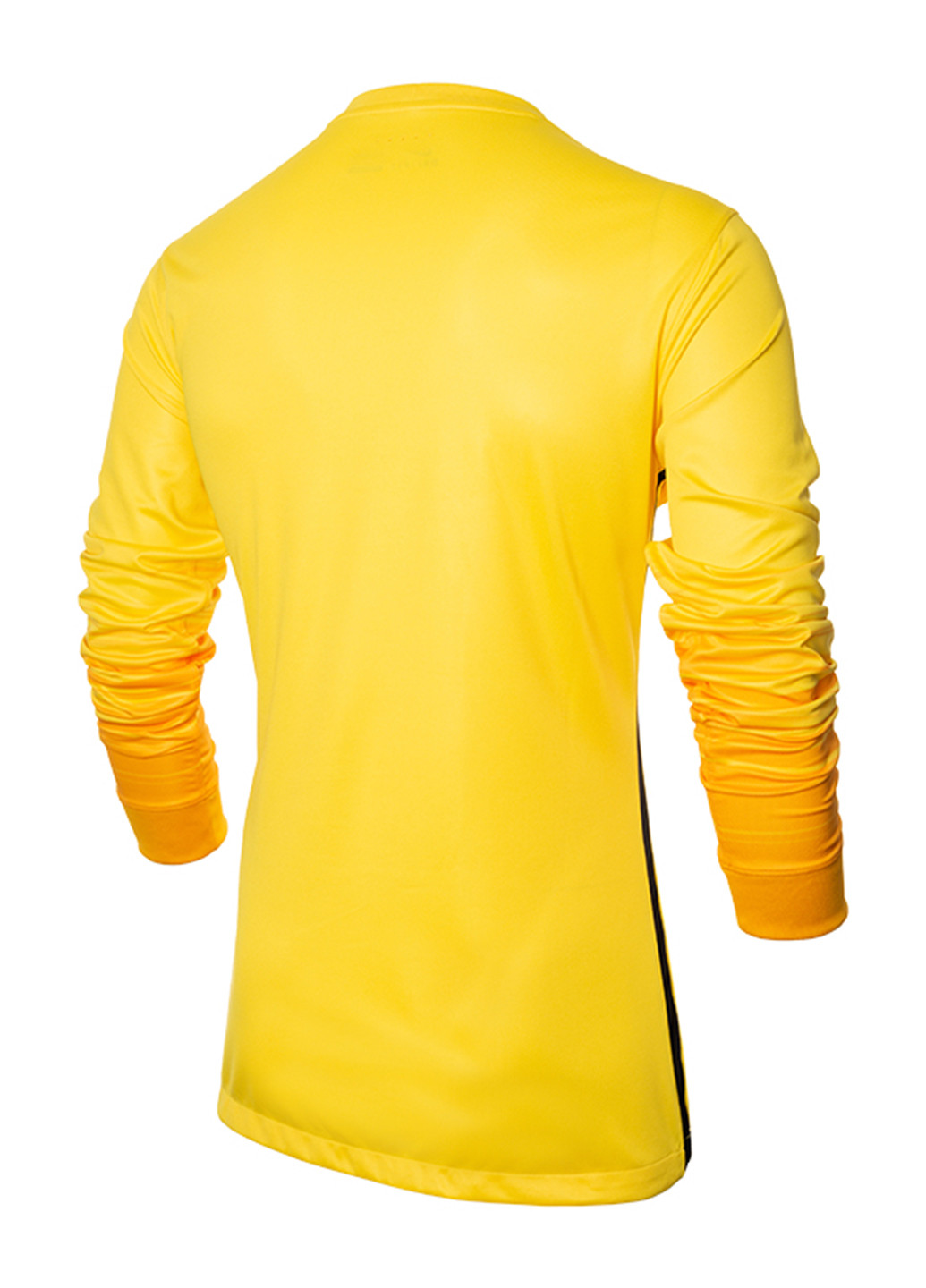 Желтый демисезонный спортивный лонгслив Nike с логотипом