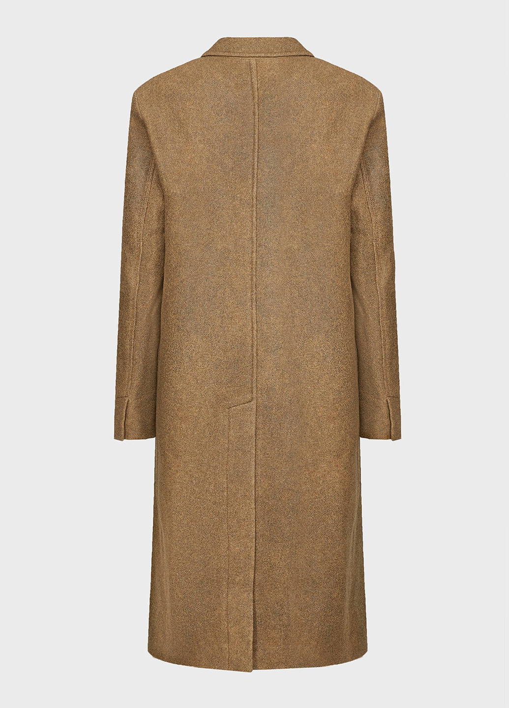 Коричневое демисезонное Пальто двубортное Diesel