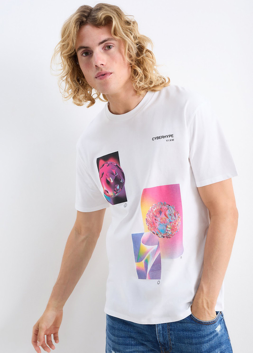 Біла футболка C&A