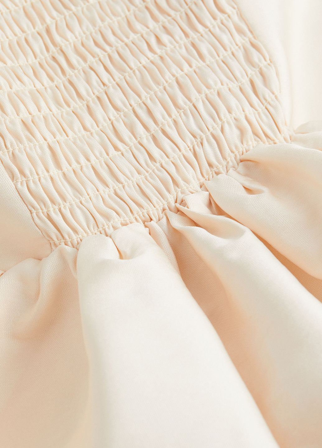 Кремова святковий, кежуал сукня з відкритими плечима H&M однотонна