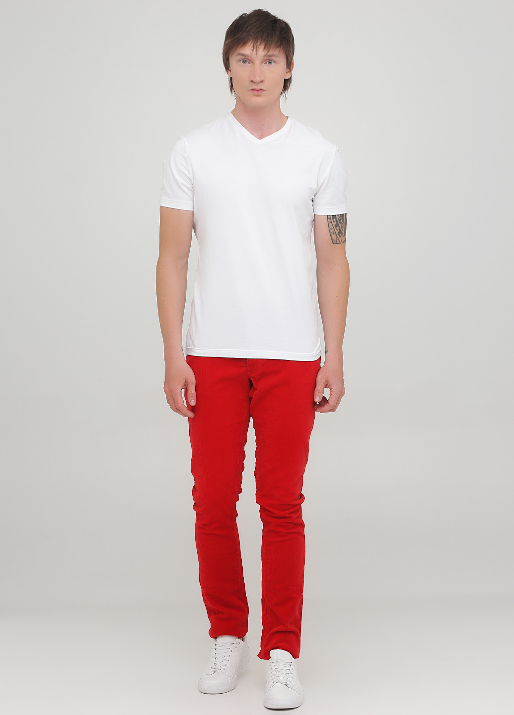 Красные кэжуал демисезонные прямые брюки Ralph Lauren