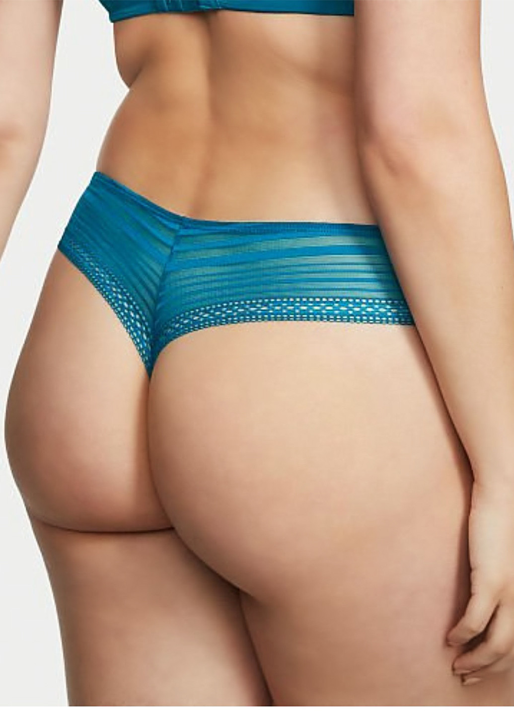 Бирюзовый демисезонный комплект (бюстгальтер, трусики) Victoria's Secret