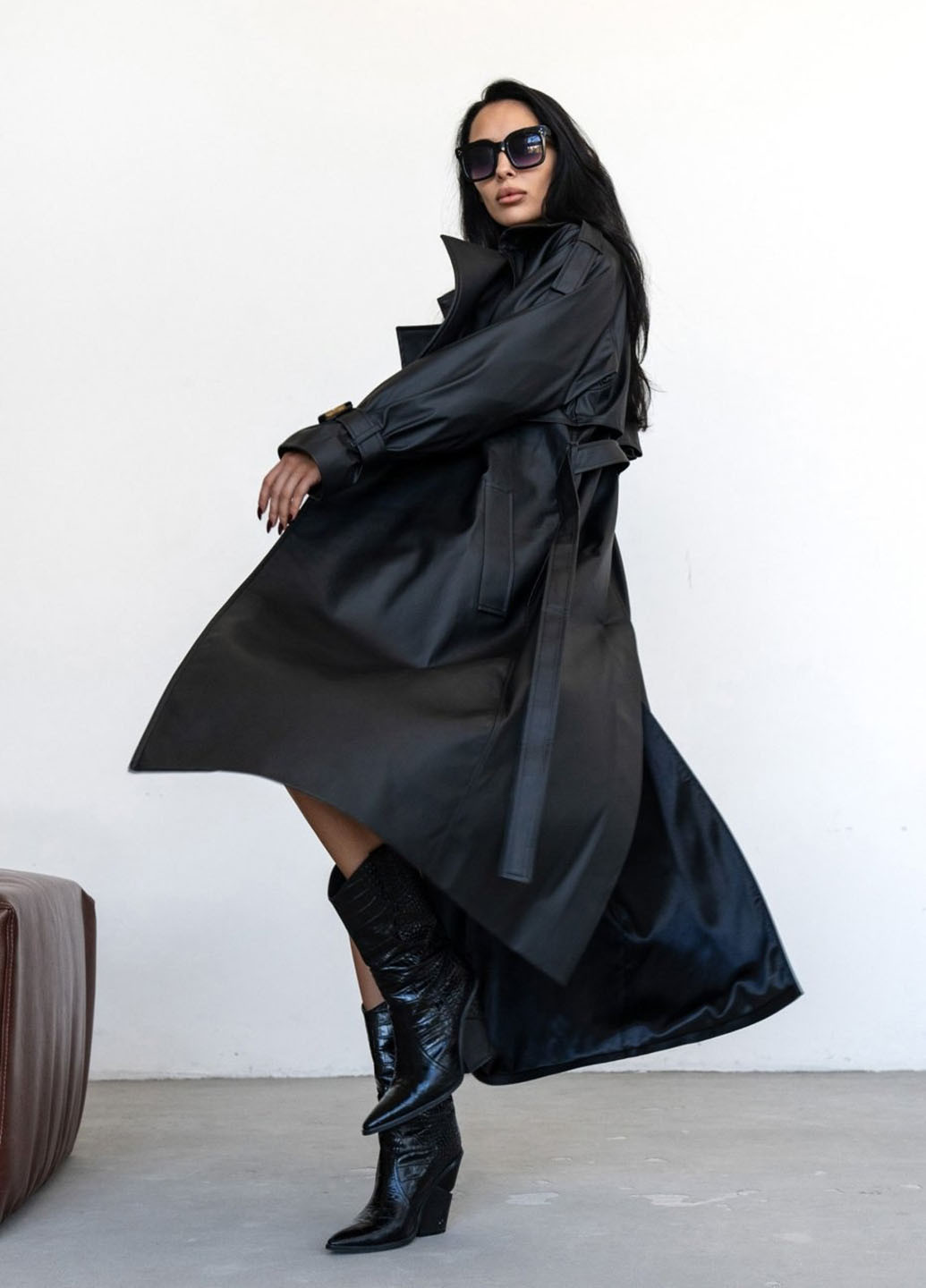 Плащ Fashion тренчкот на завязках демисезон (367049685)