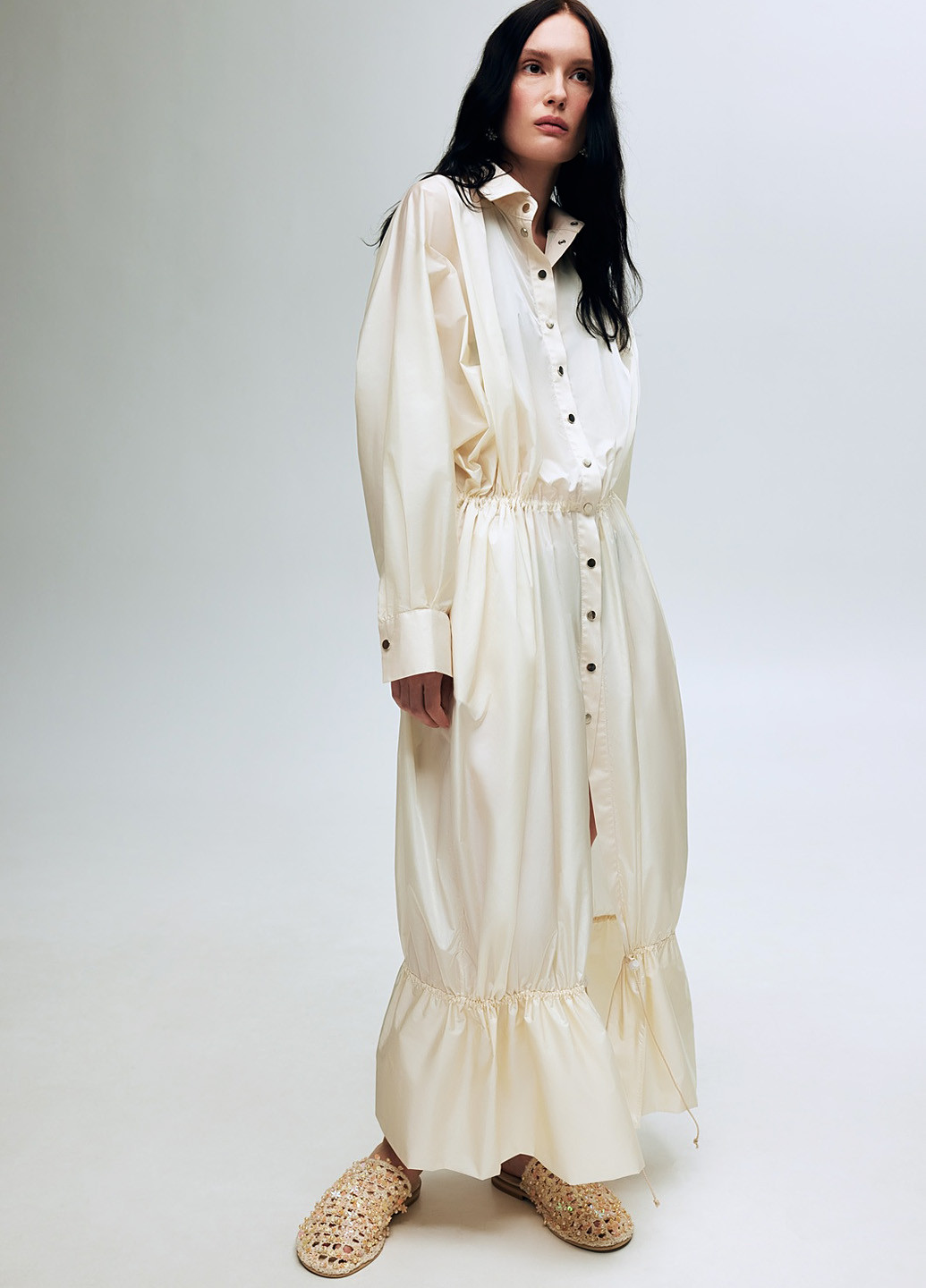 Молочна кежуал сукня сукня-сорочка bobkova однотонна