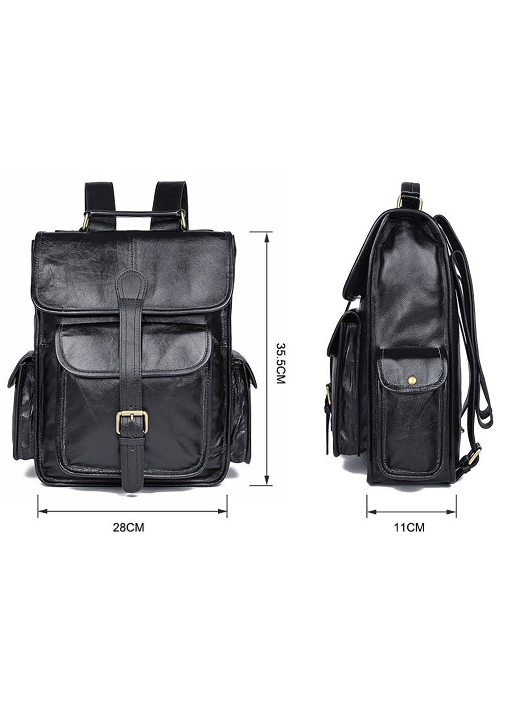 Шкіряний рюкзак 35,5х28х11 см Vintage (252416351)