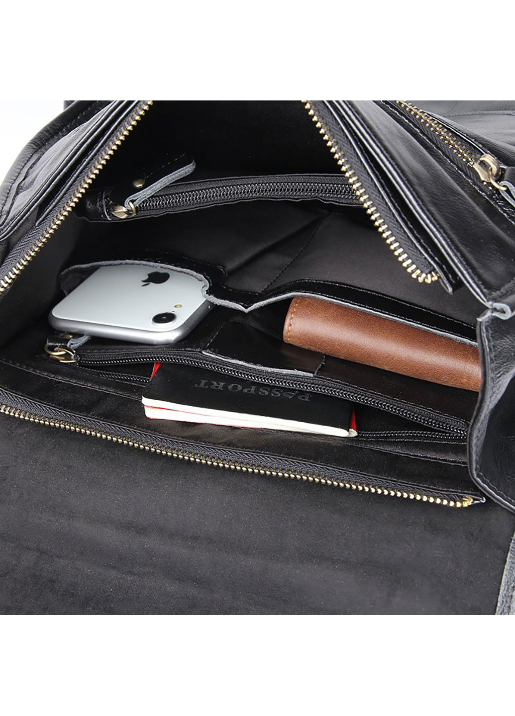 Шкіряний рюкзак 35,5х28х11 см Vintage (252416351)