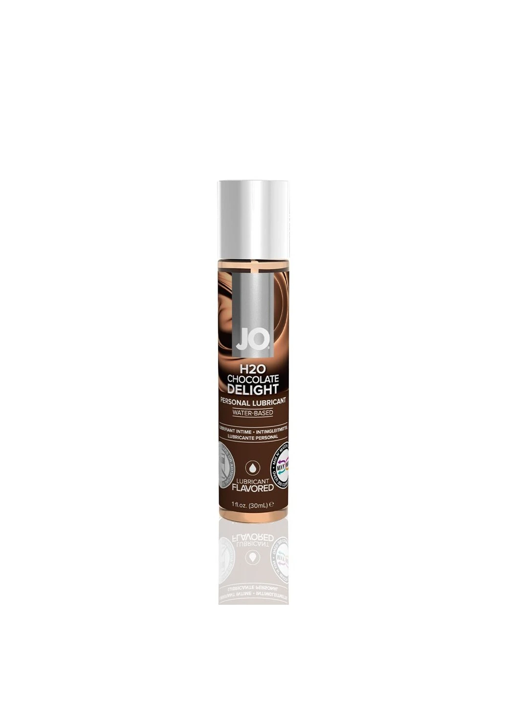Смазка на водной основе H2O - Chocolate Delight (30 мл) без сахара, растительный глицерин System JO (254583466)