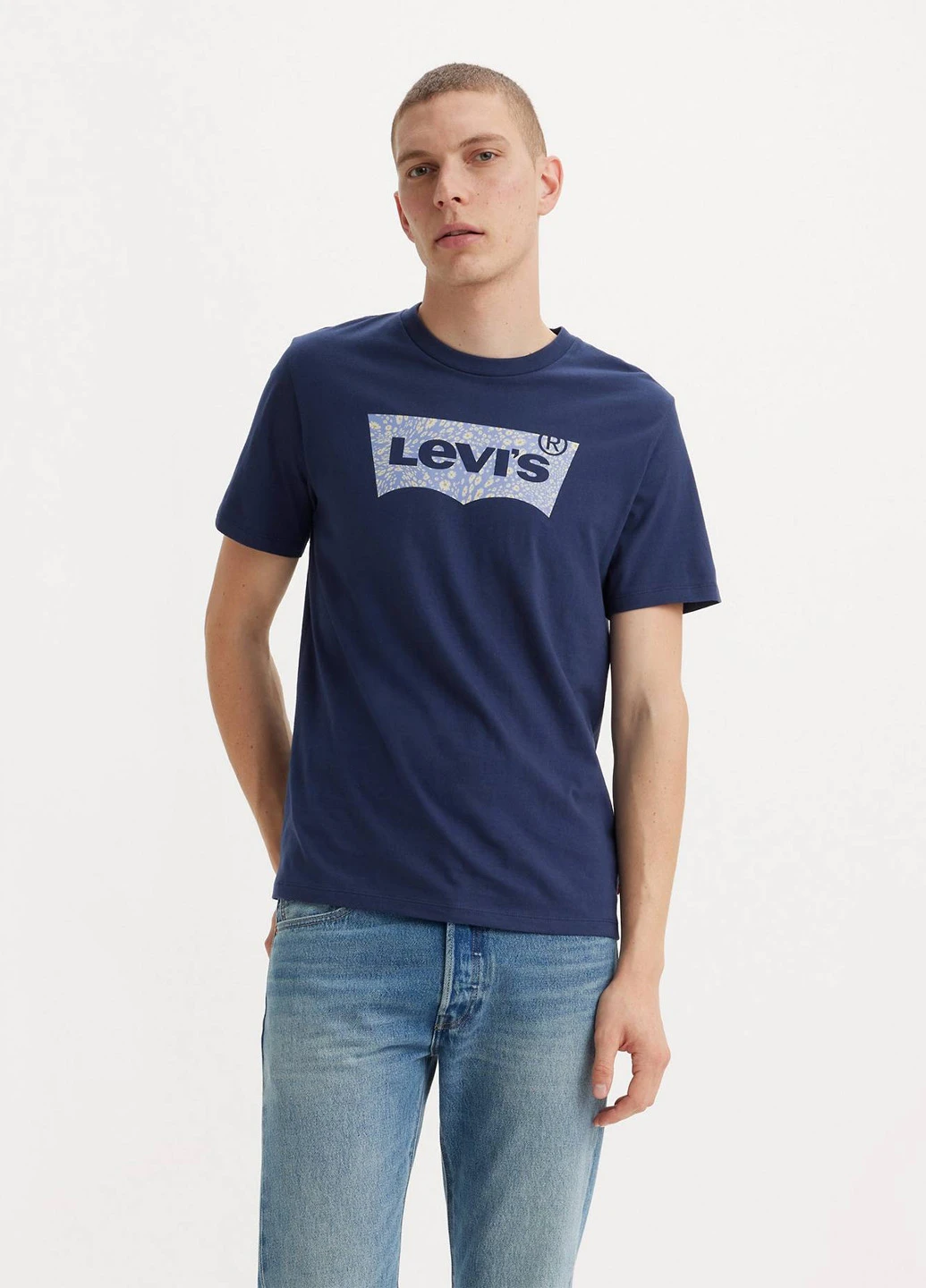 Синяя футболка Levi's