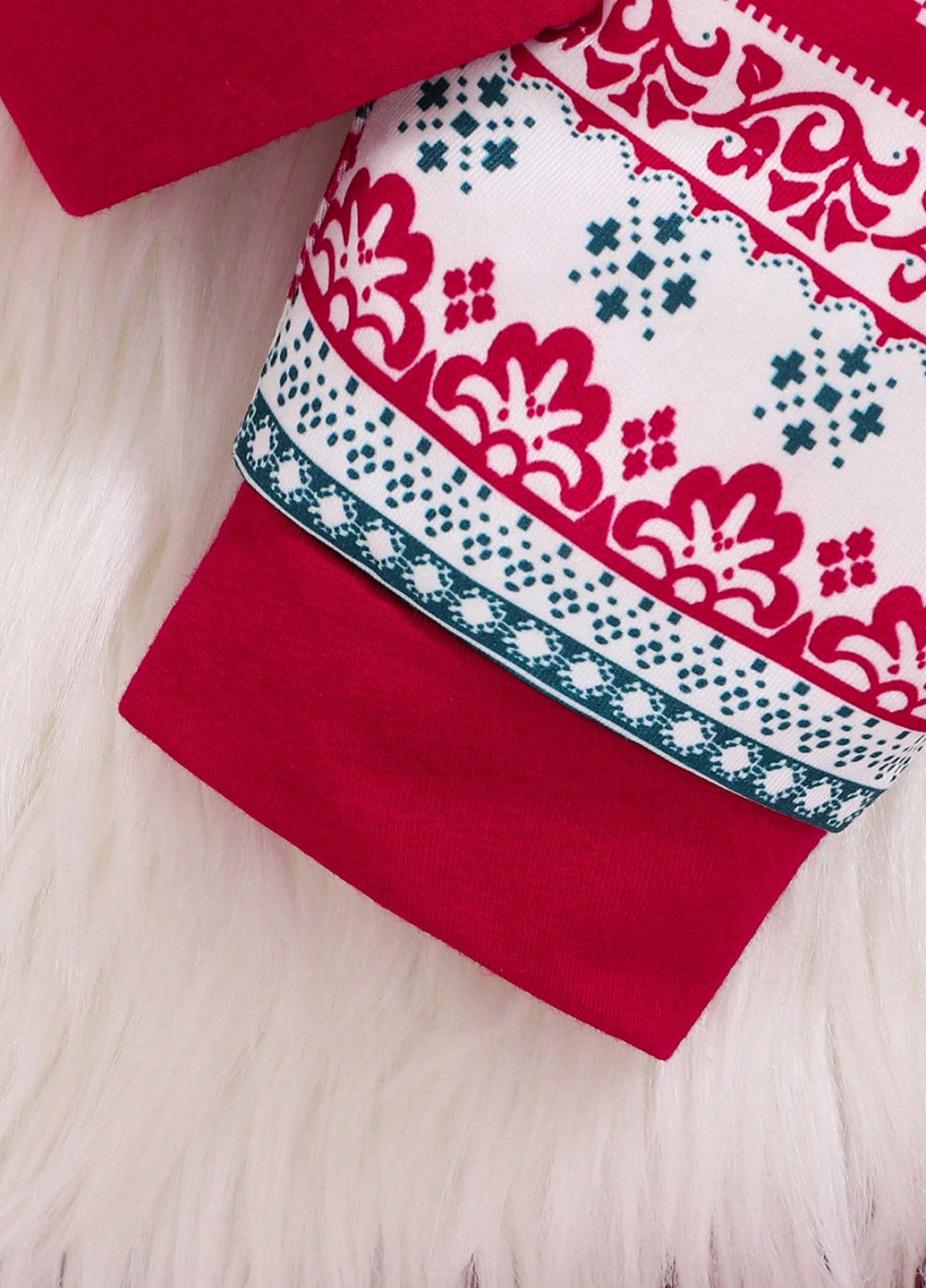 Червоний зимній костюм (боді, штани) брючний SHEIN