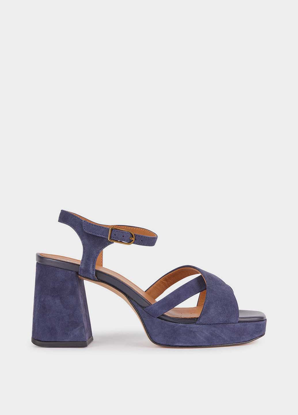 Темно-синие босоножки Geox с ремешком