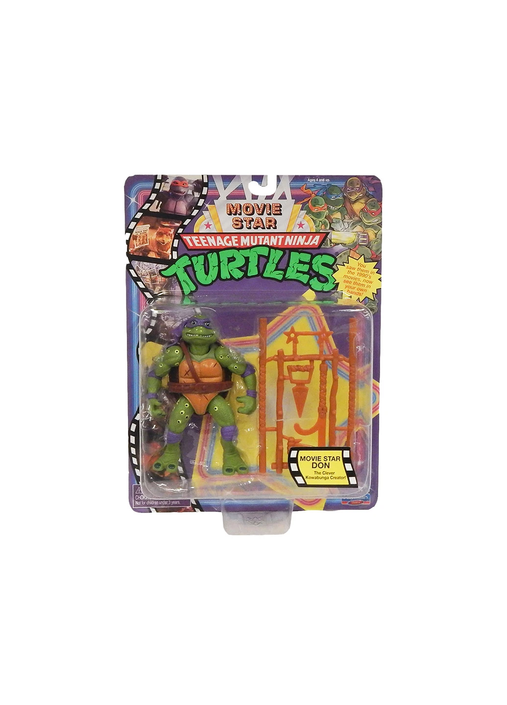 Фигурка серии ЧЕРЕПАШКИ-НИНДЗЯ MOVIE STAR 1992 - ДОНАТЕЛЛО TMNT 81332 (255292374)