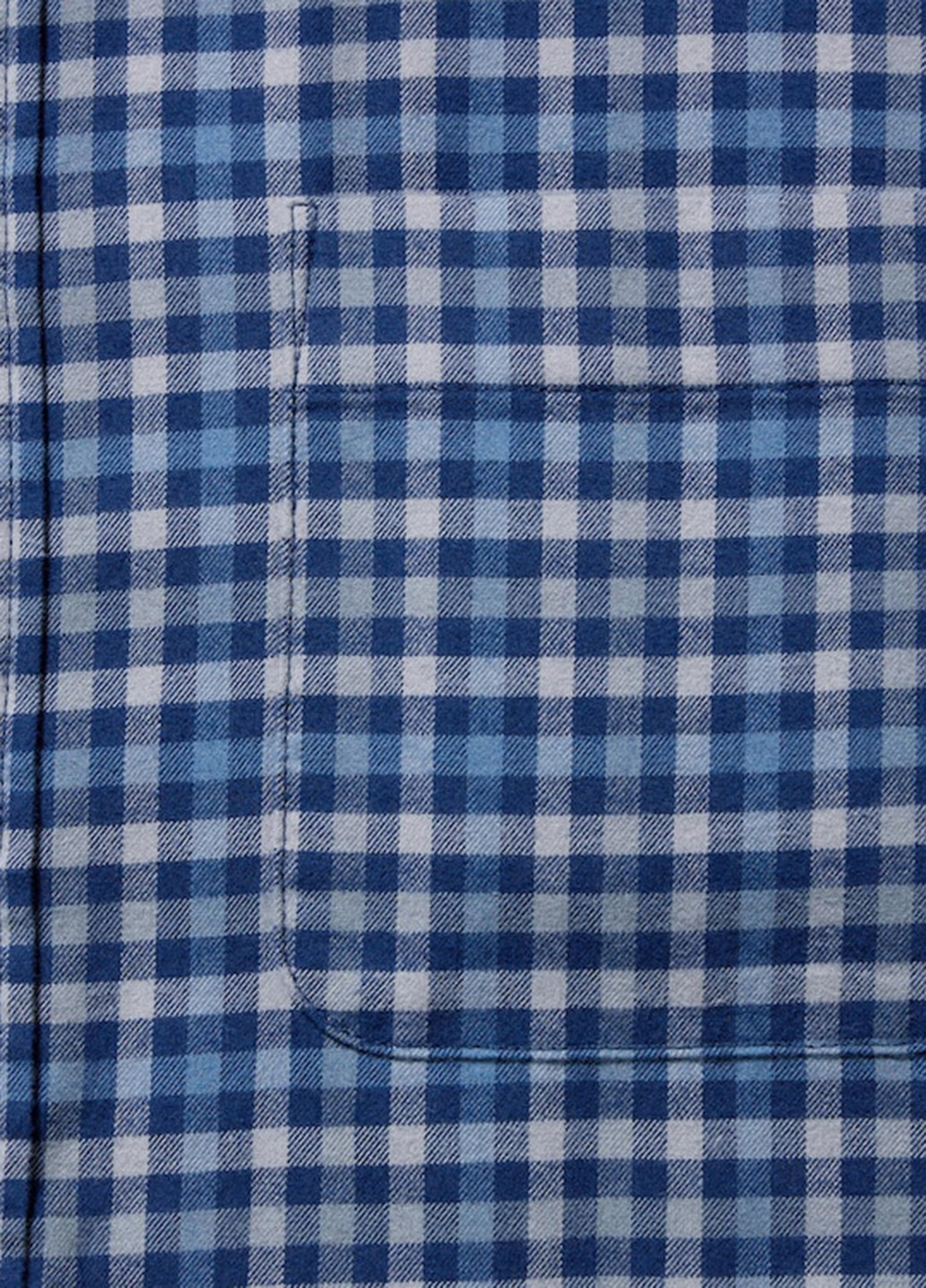 Синяя кэжуал рубашка в клетку Uniqlo