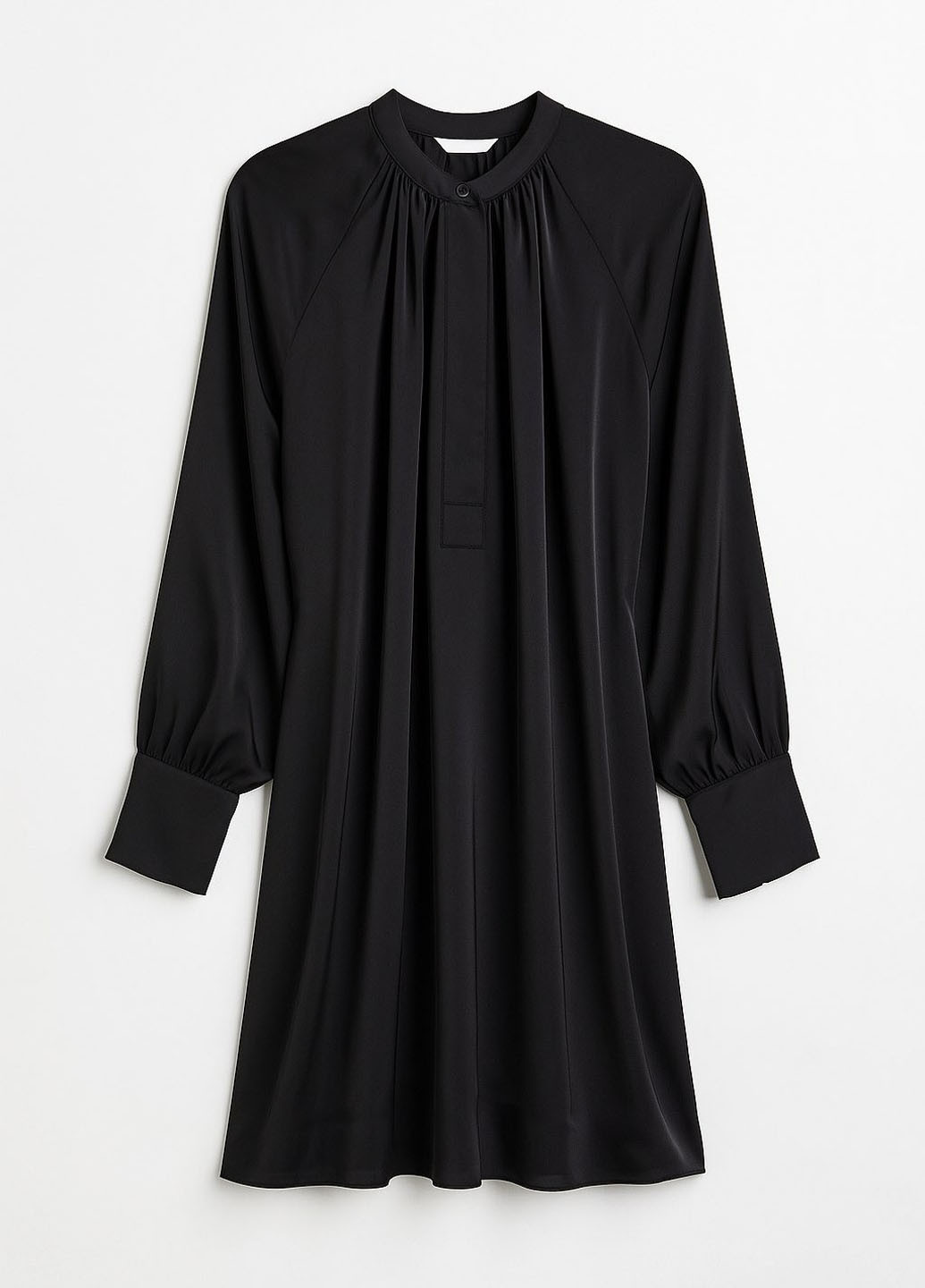 Чорна кежуал сукня а-силует H&M однотонна