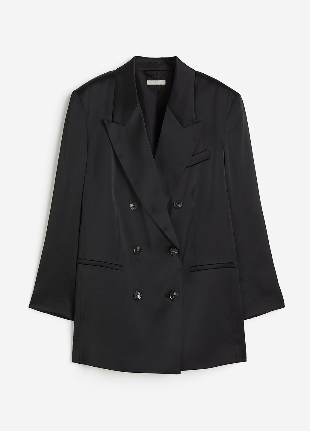 Черный женский жакет H&M однотонный - демисезонный