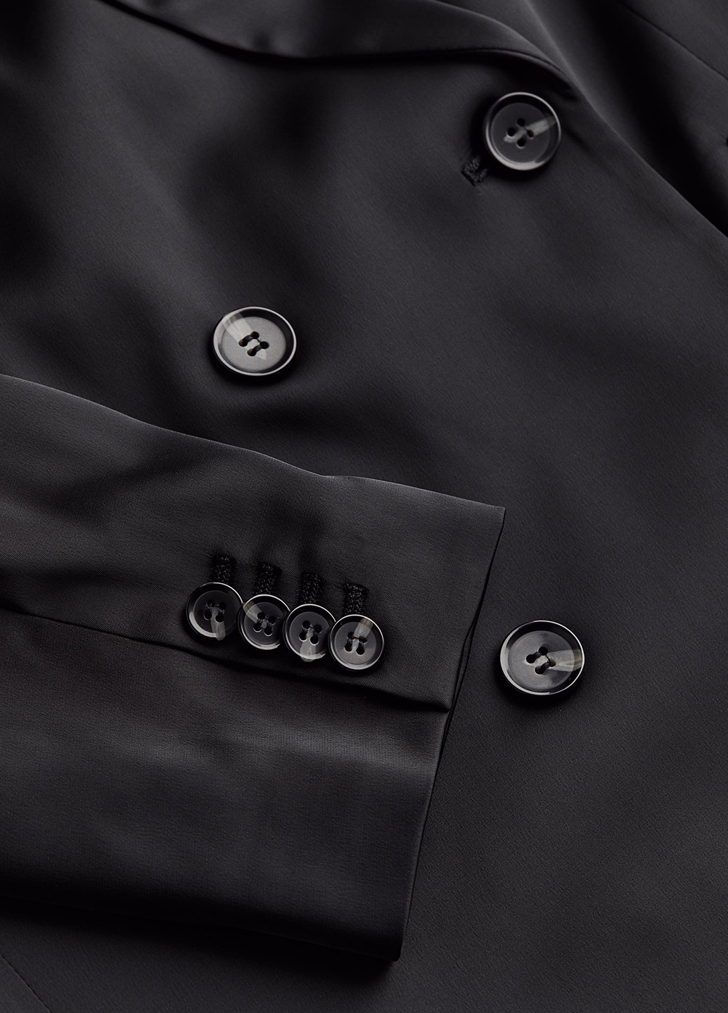 Черный женский жакет H&M однотонный - демисезонный