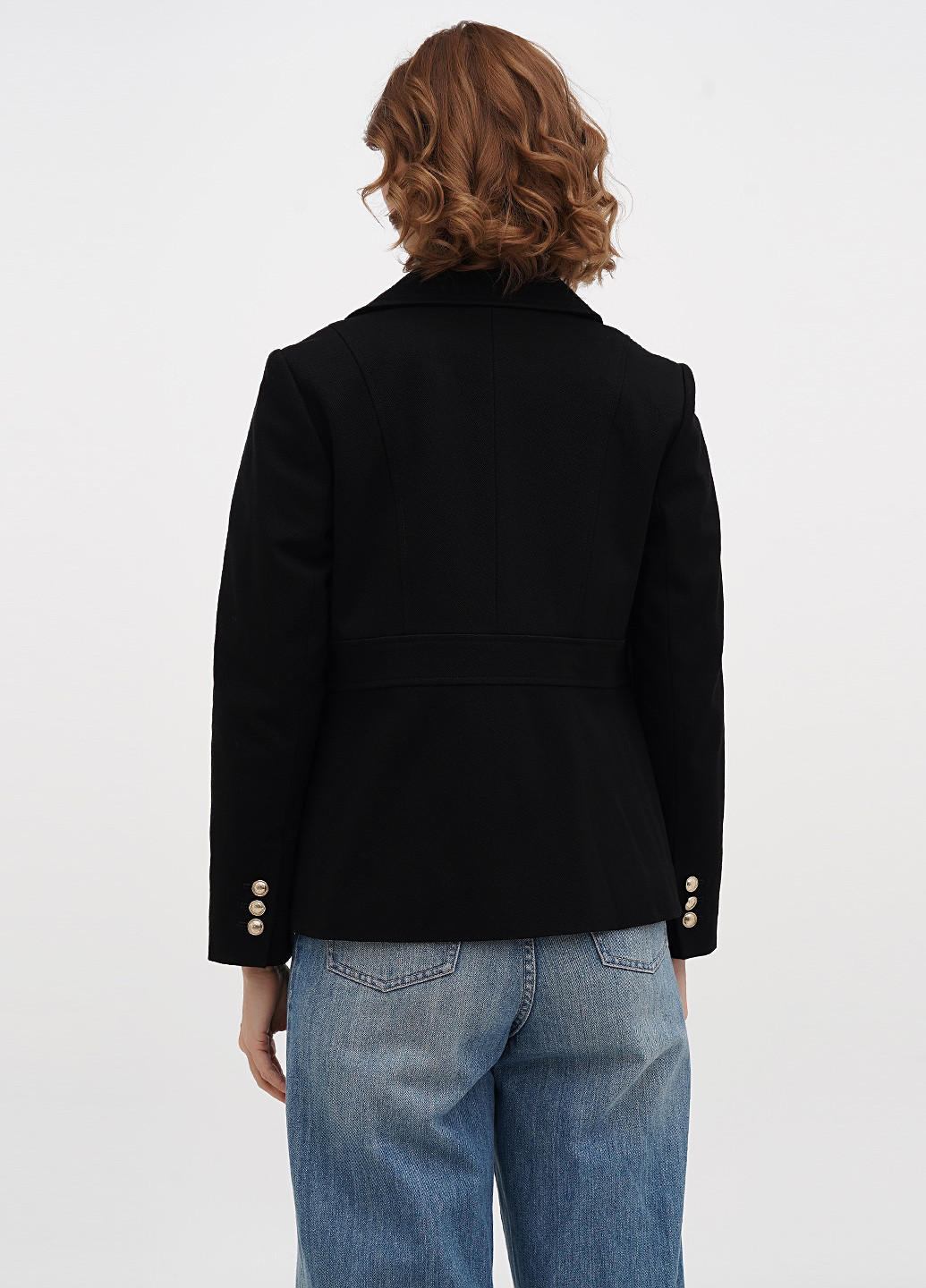 Черный женский жакет Talbots однотонный - демисезонный