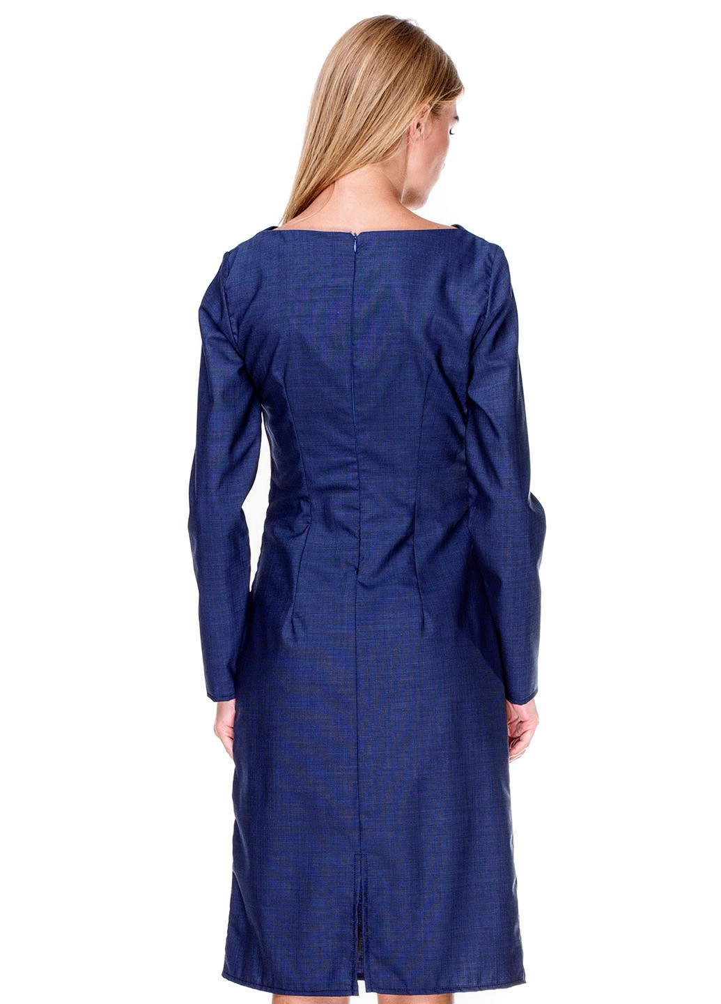 Темно-синее кэжуал платье Millaka однотонное