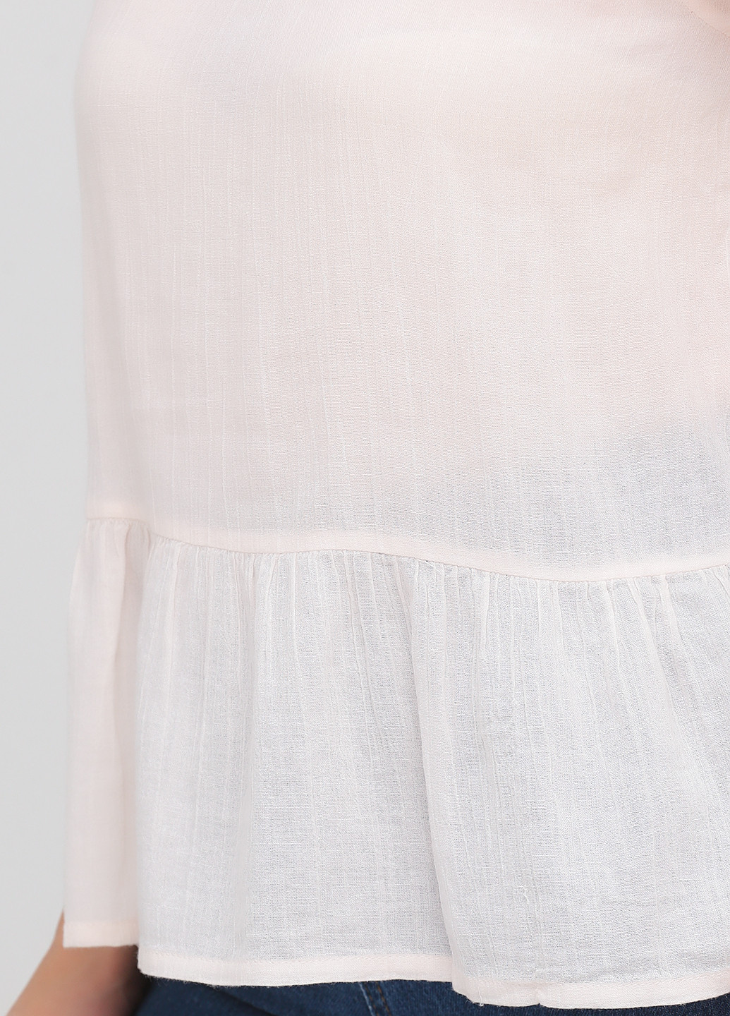 Светло-розовая летняя блуза Vila Clothes