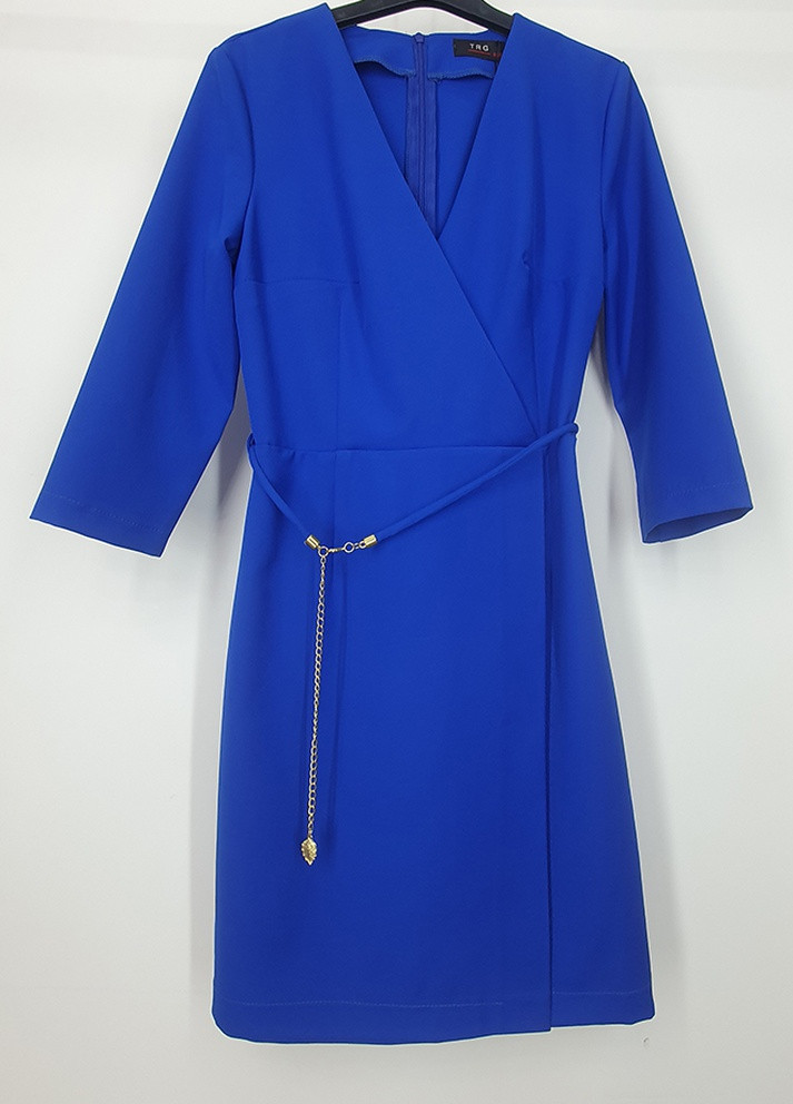 Синя вечірня сукня жіноча електрик 36 р. TRG однотонна