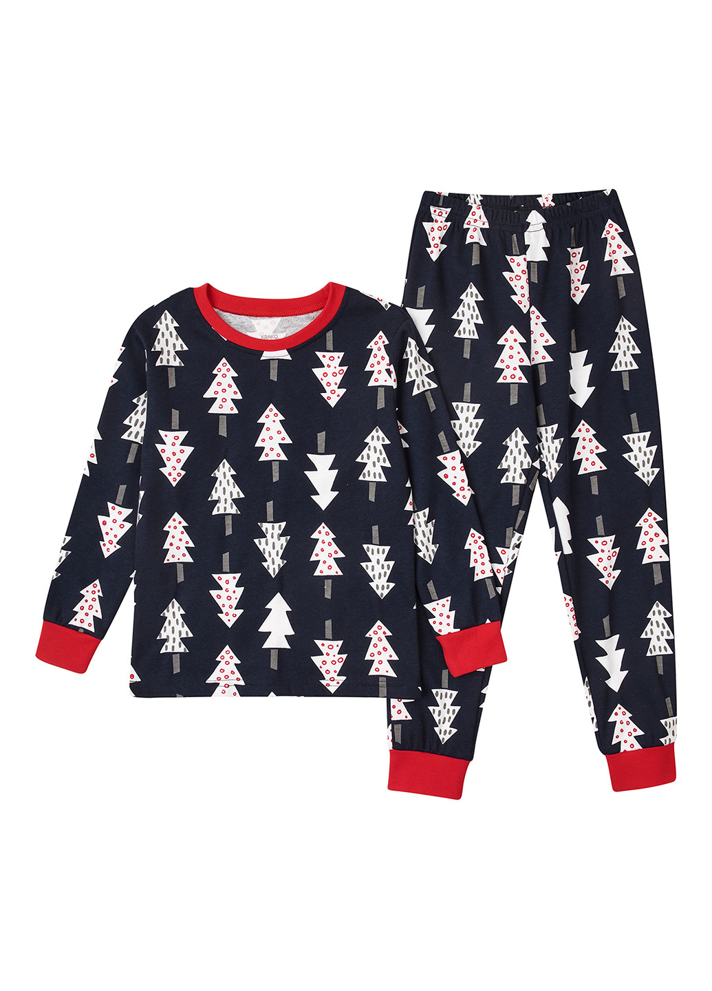 Синяя всесезон пижама (лонгслив, брюки) лонгслив + брюки KRAKO