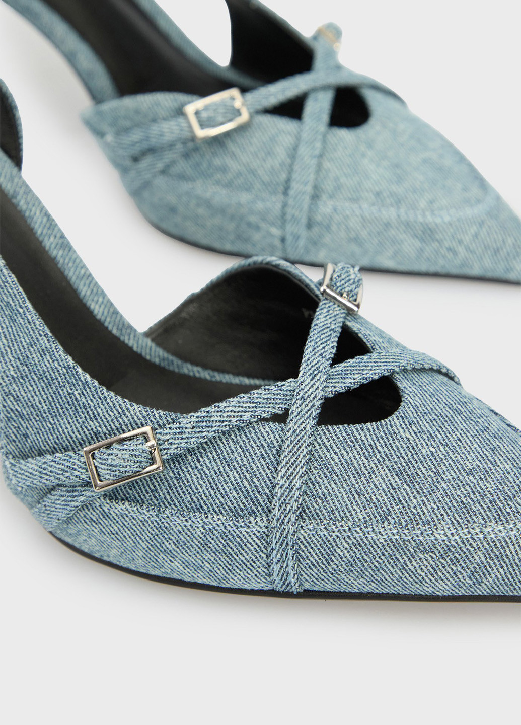 PRPY Туфлі слінгбекі темно-блакитний з текстиль, китай — літо (334684287)