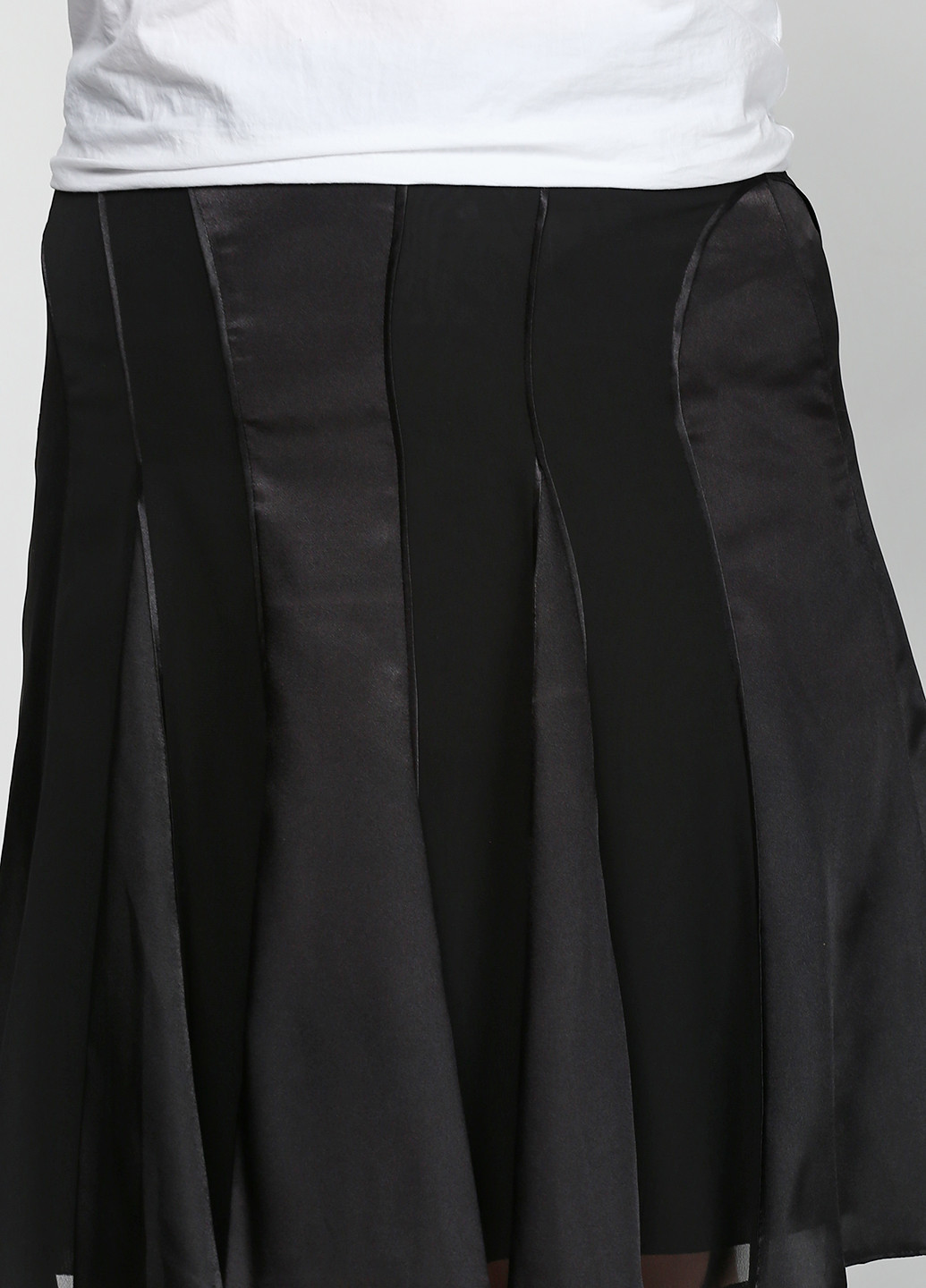 Черная кэжуал однотонная юбка Taifun а-силуэта (трапеция)