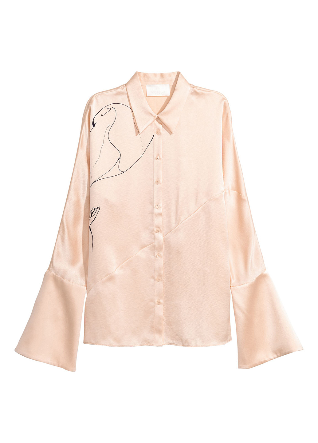 Світло-рожева демісезонна блуза H&M