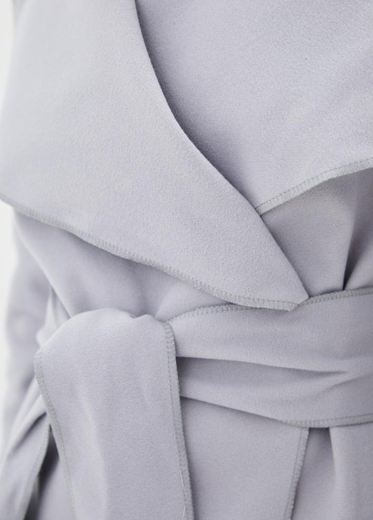 Серое демисезонное Женское пальто Eleganc Podium