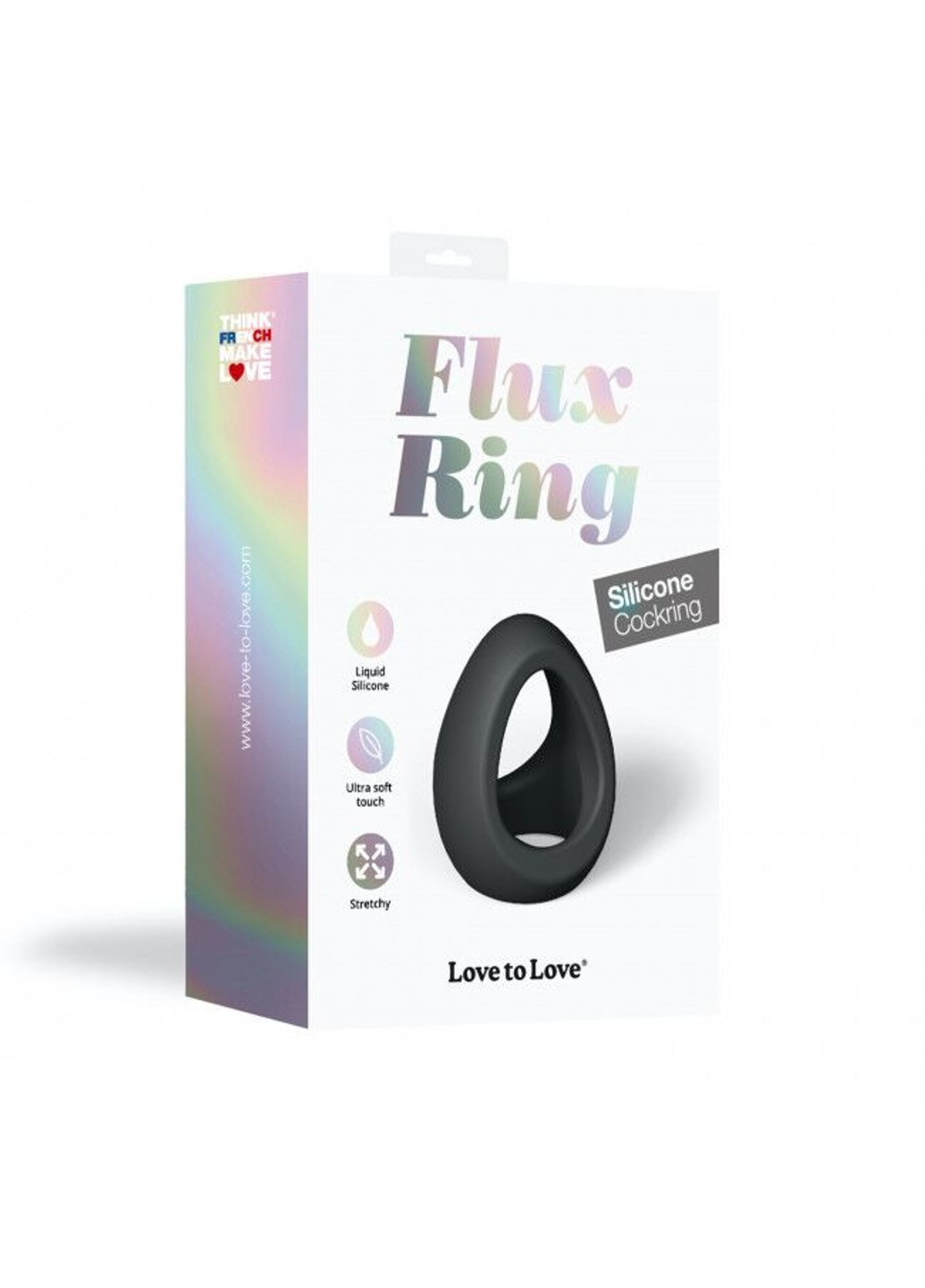 Эрекционное кольцо двойное FLUX RING - BLACK ONYX Love To Love (255073518)