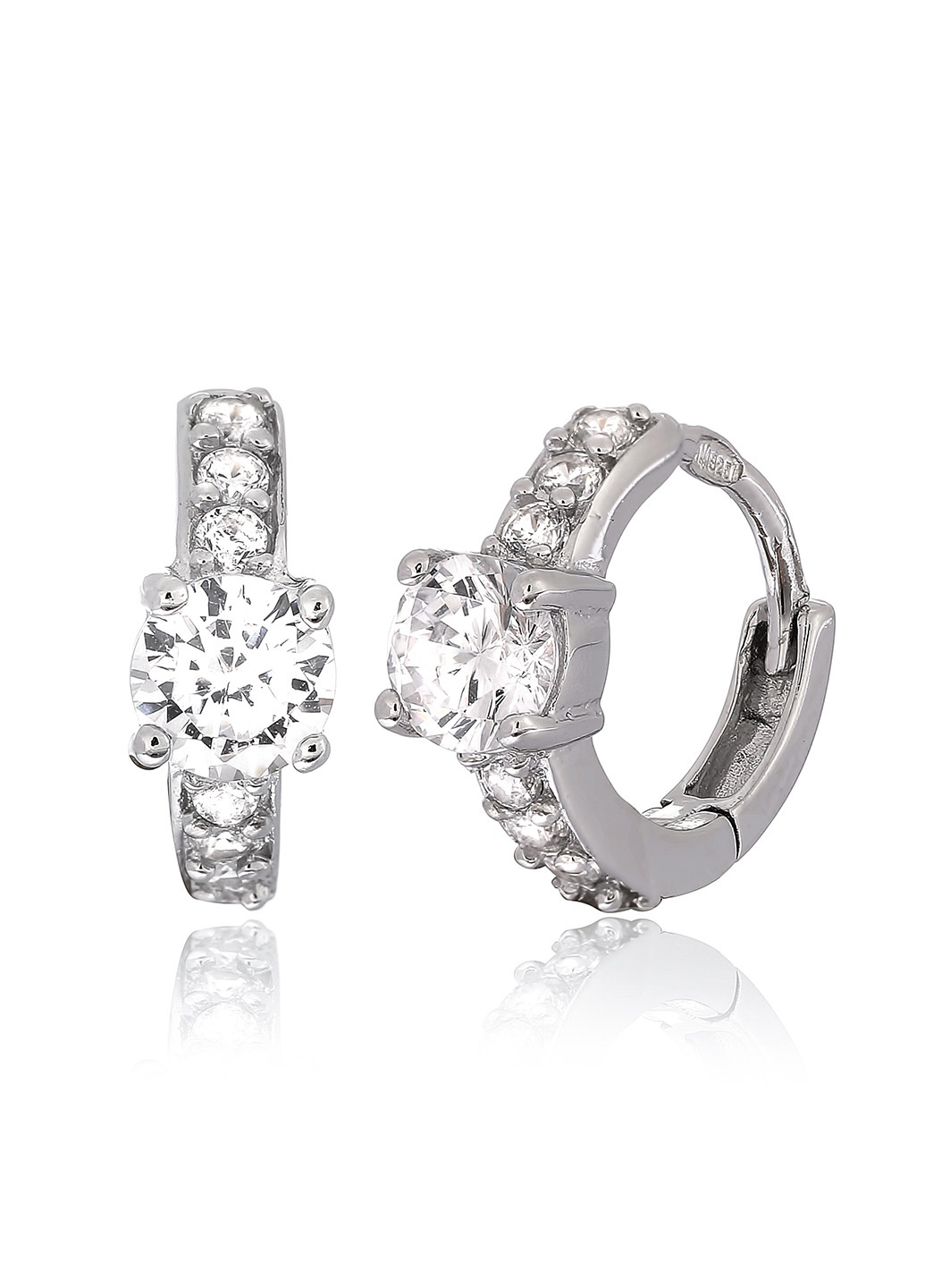 Срібні сережки з фіанітами с2ф / 307 Silvex925 (201169390)