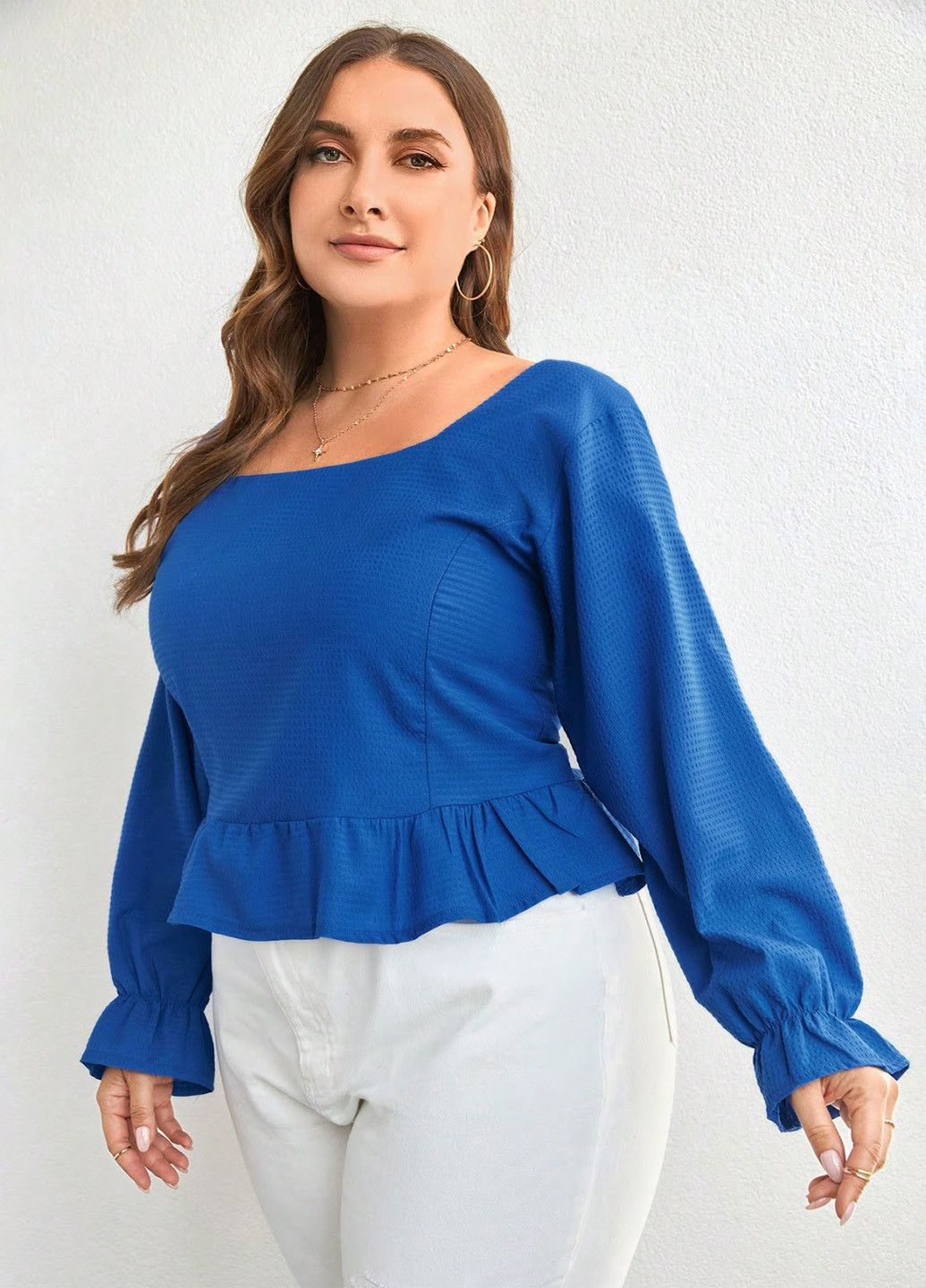 Синіти блуза SHEIN