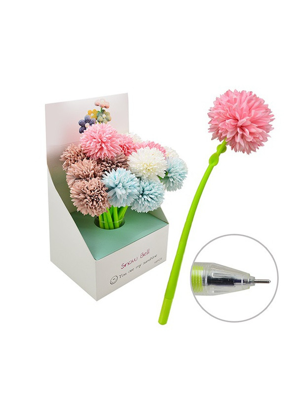 Ручка гелева "Квітка" Mix Shop (213450819)