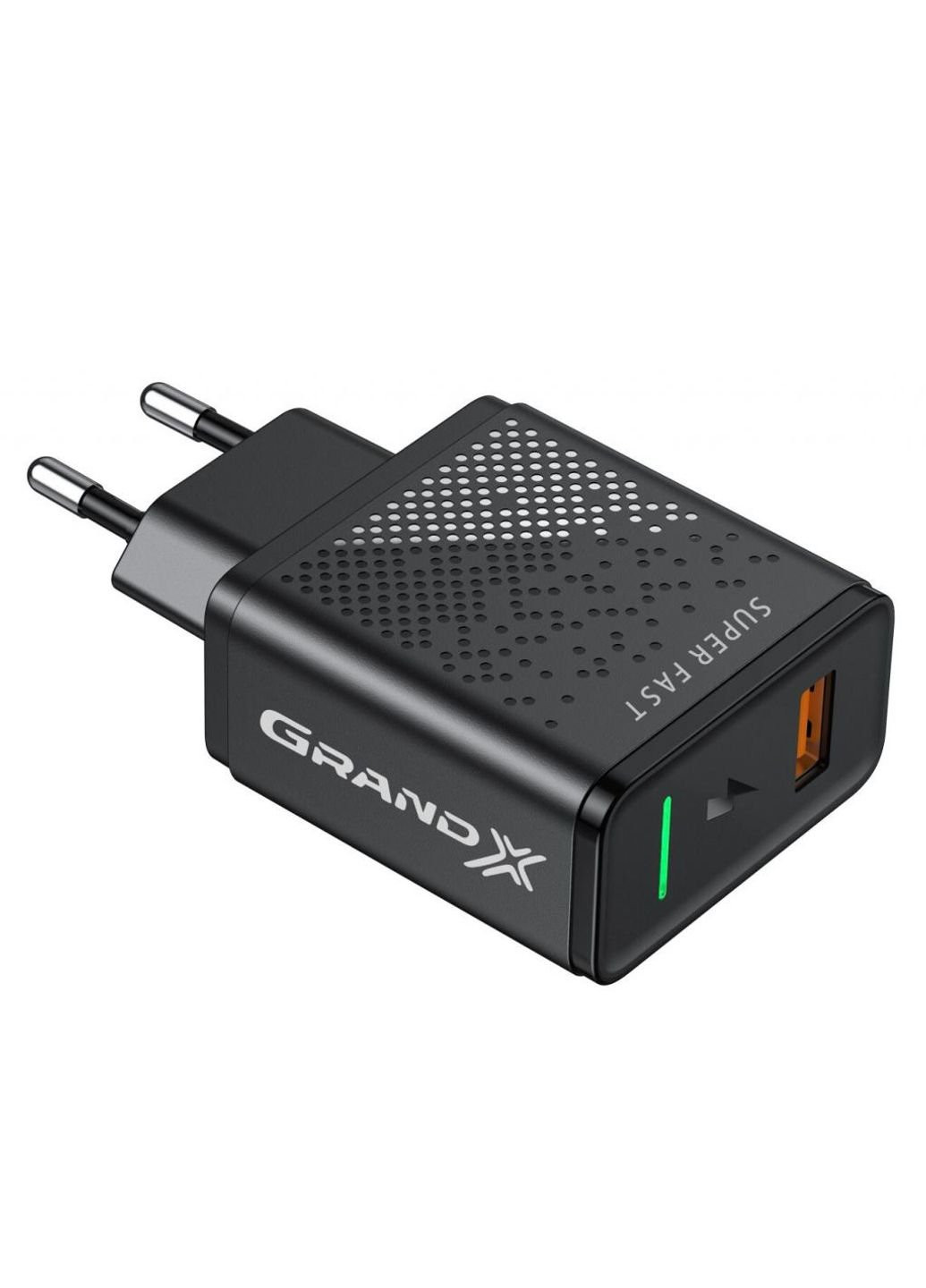 Зарядний пристрій CH-650 (CH-650) Grand-X fast charge 3-в-1 quick charge 3.0, fcp, afc, 18w (253507072)
