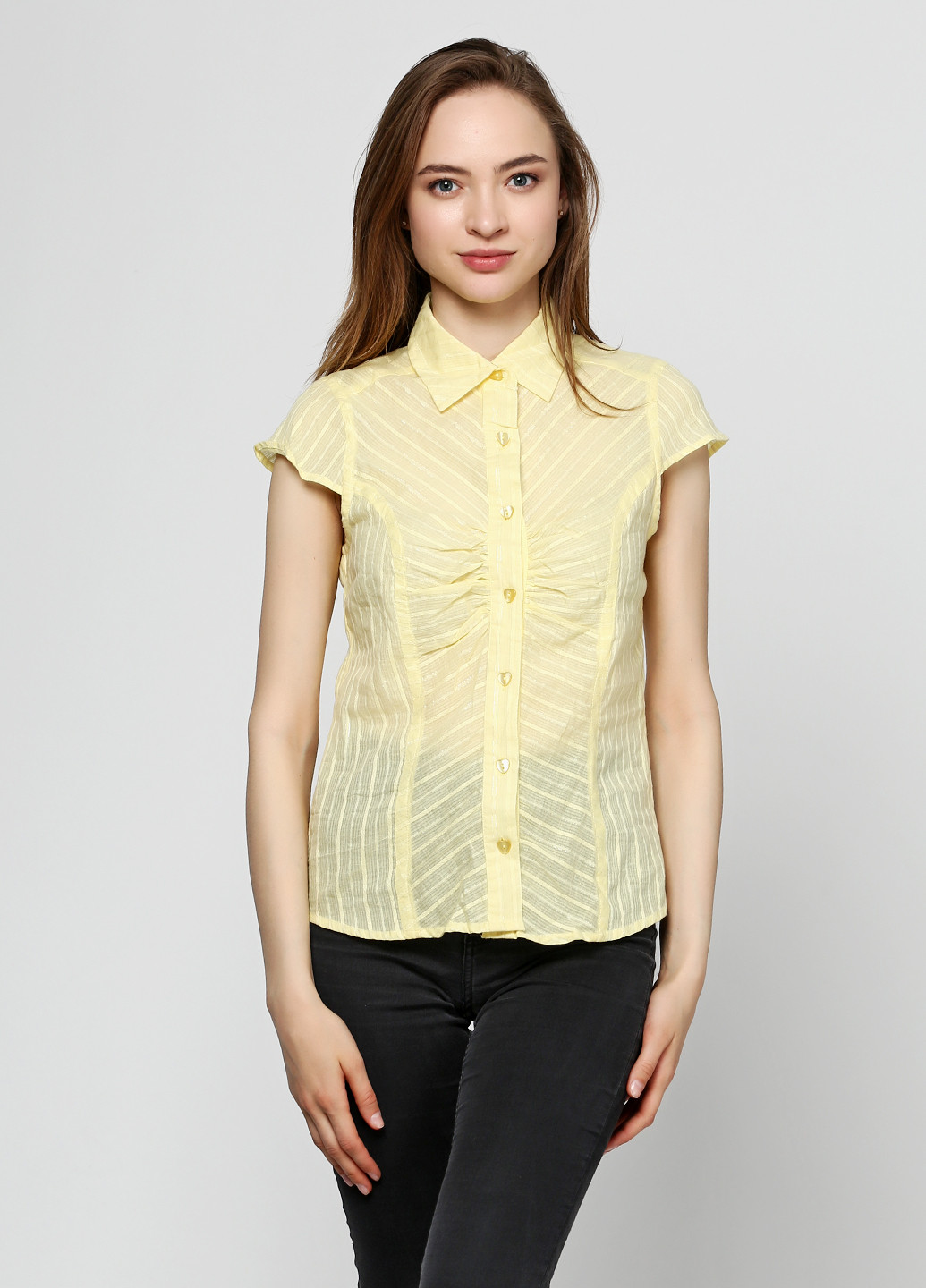 Желтая летняя блуза OVS