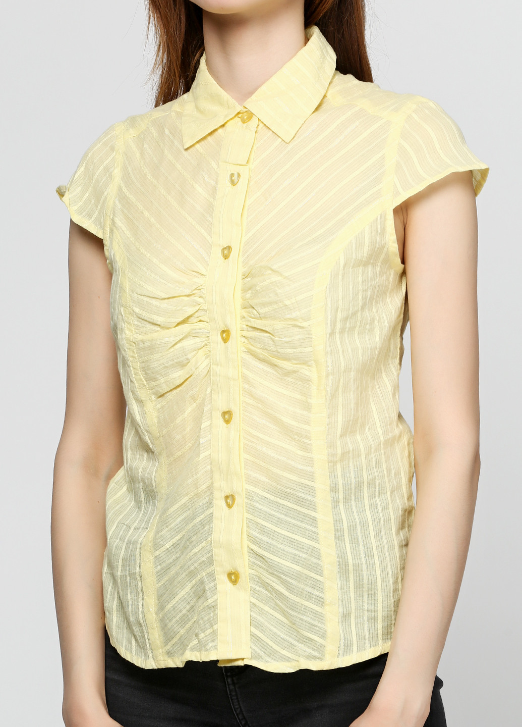 Желтая летняя блуза OVS