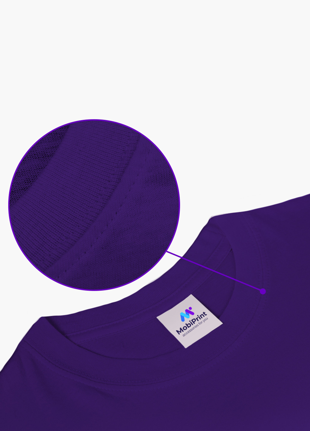 Фиолетовая демисезонная футболка детская лайк (likee)(9224-1041) MobiPrint