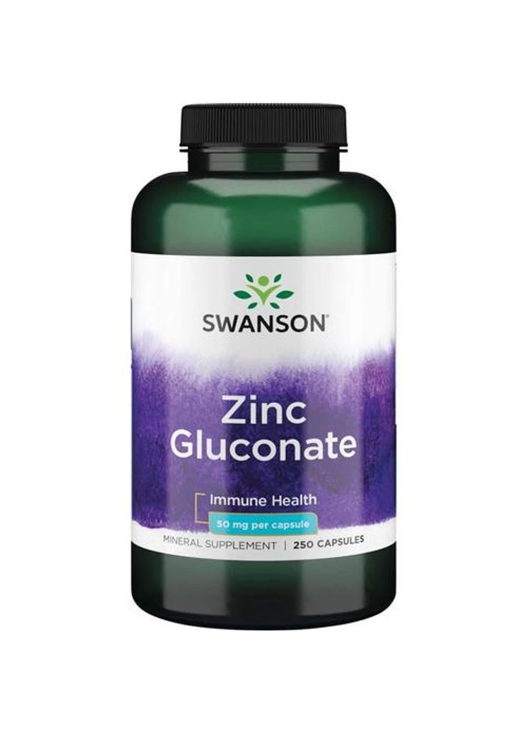 Цинк глюконат Zinc Gluconate 50 mg 250 капсул Swanson (255408555)