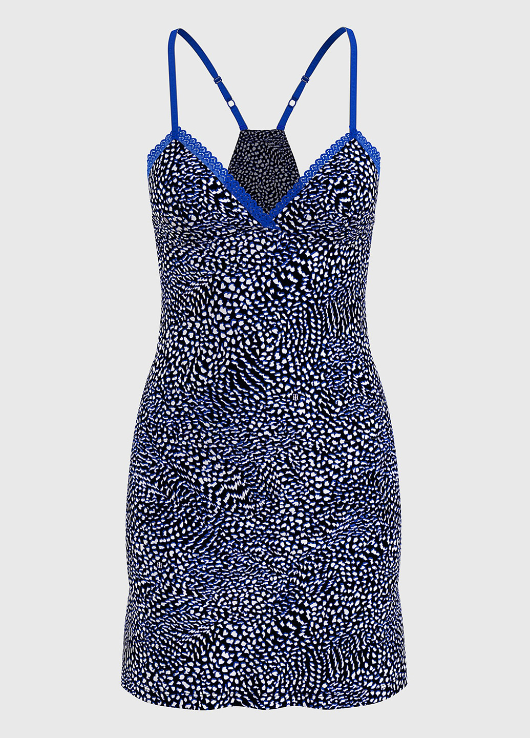Синя домашній сукня Tommy Hilfiger леопардовий