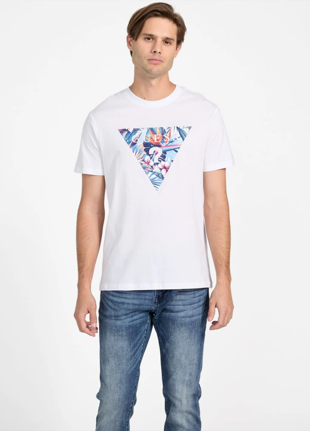 Біла футболка Guess