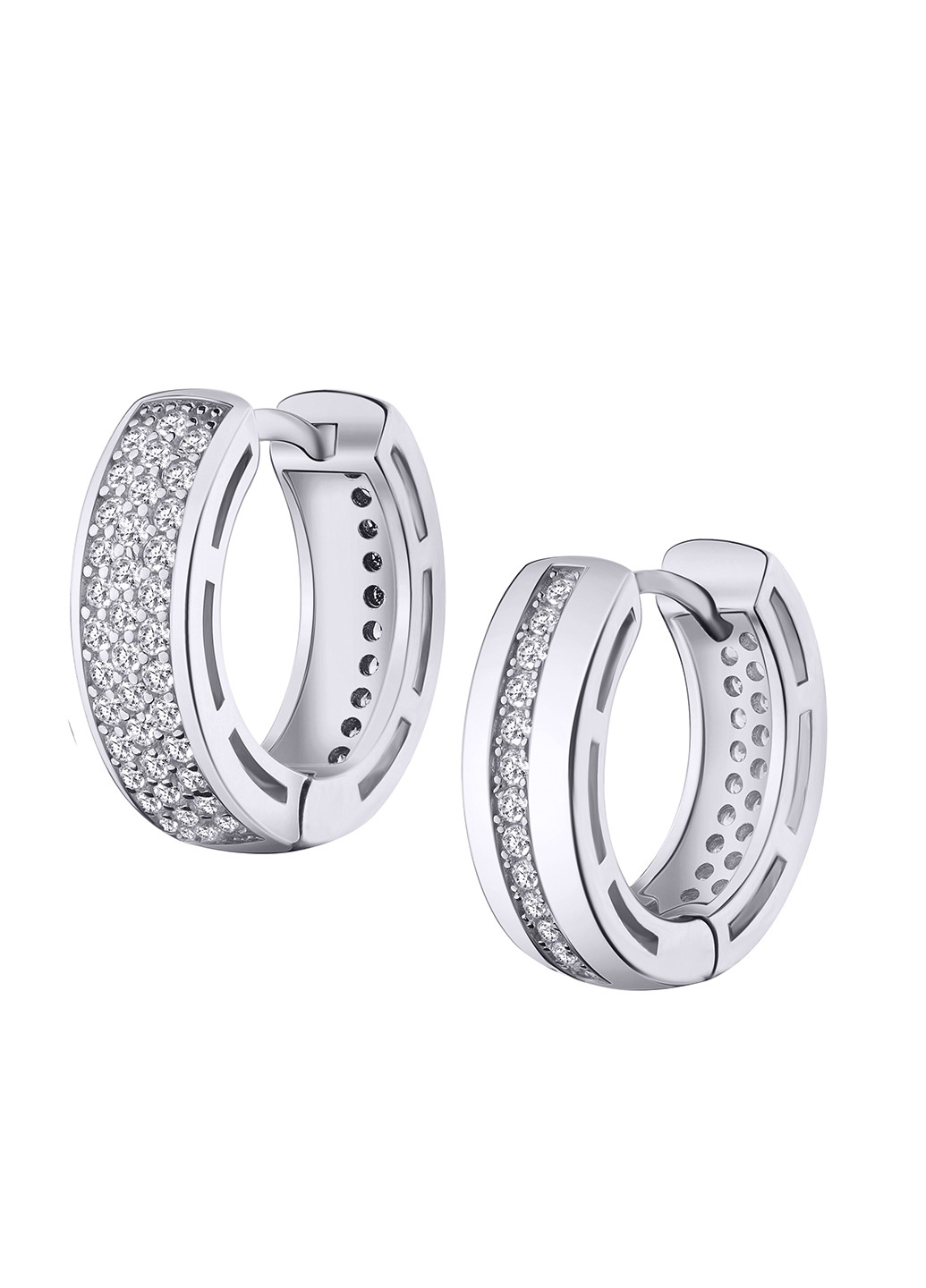 Серебряные серьги с фианитами ск2ф/2059 Silvex925 (201169396)