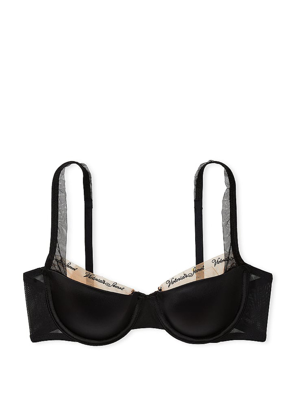 Черный демисезонный комплект (бюстгальтер, трусики) Victoria's Secret