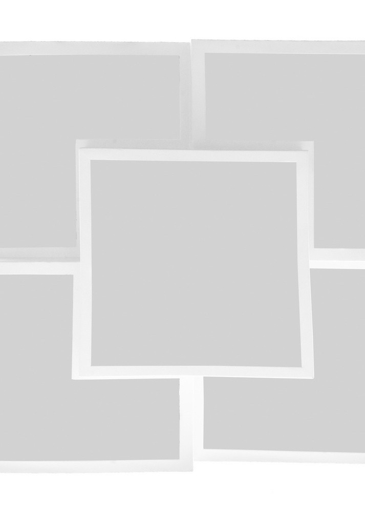 Світильник світлодіодний настінно-стельовий накладний LED BKL-900C/60W NW WH Brille (253893762)