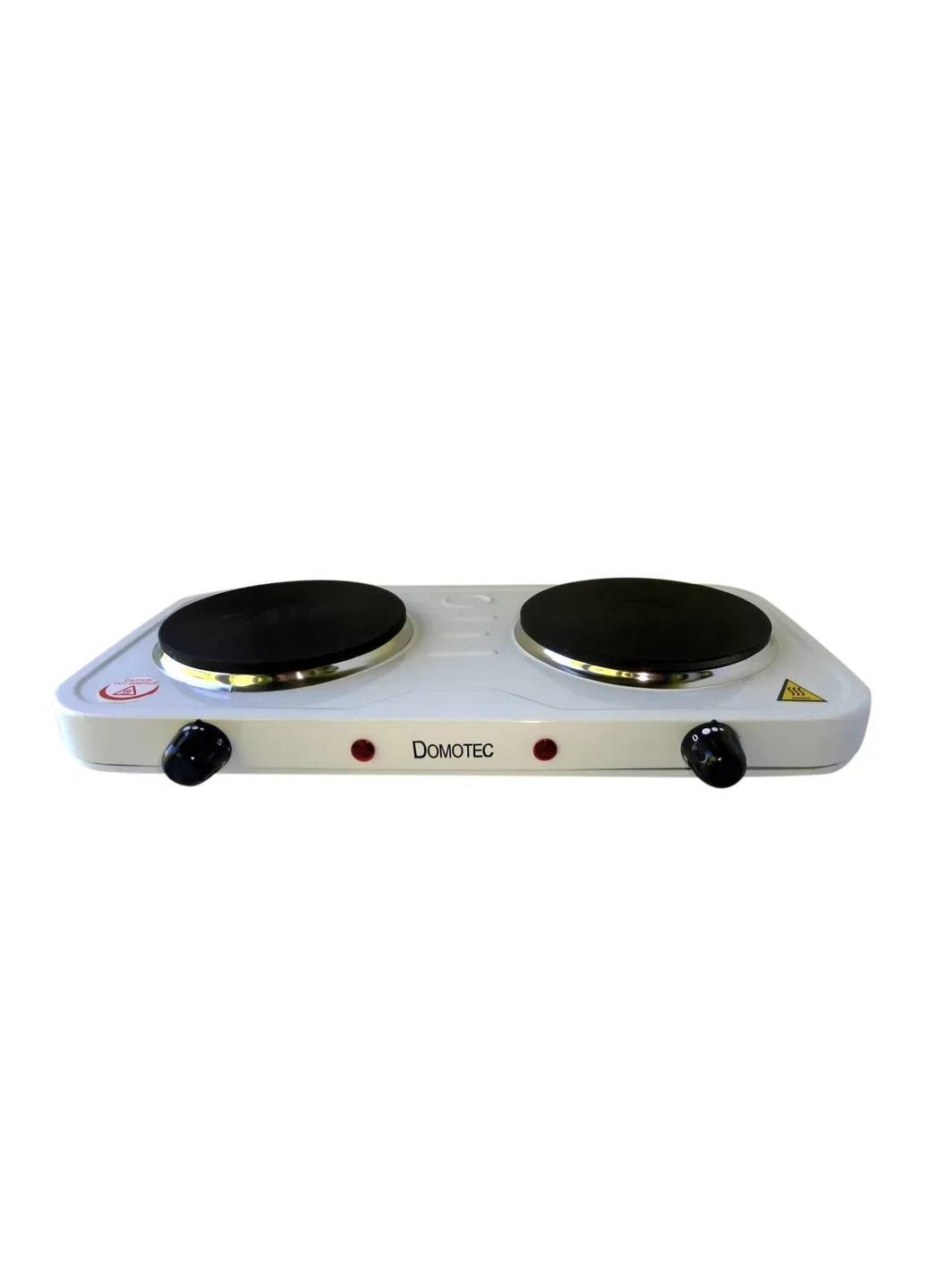 Електроплита двоконфорочна дискова Білий Art (254230935)