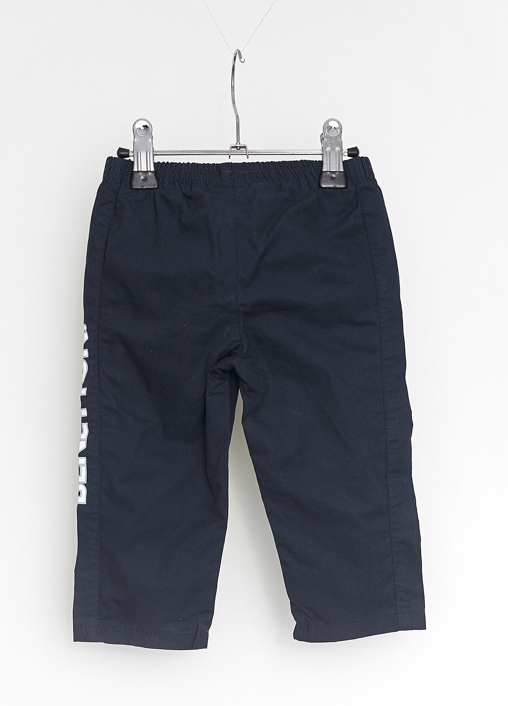 Темно-синие кэжуал демисезонные брюки прямые United Colors of Benetton