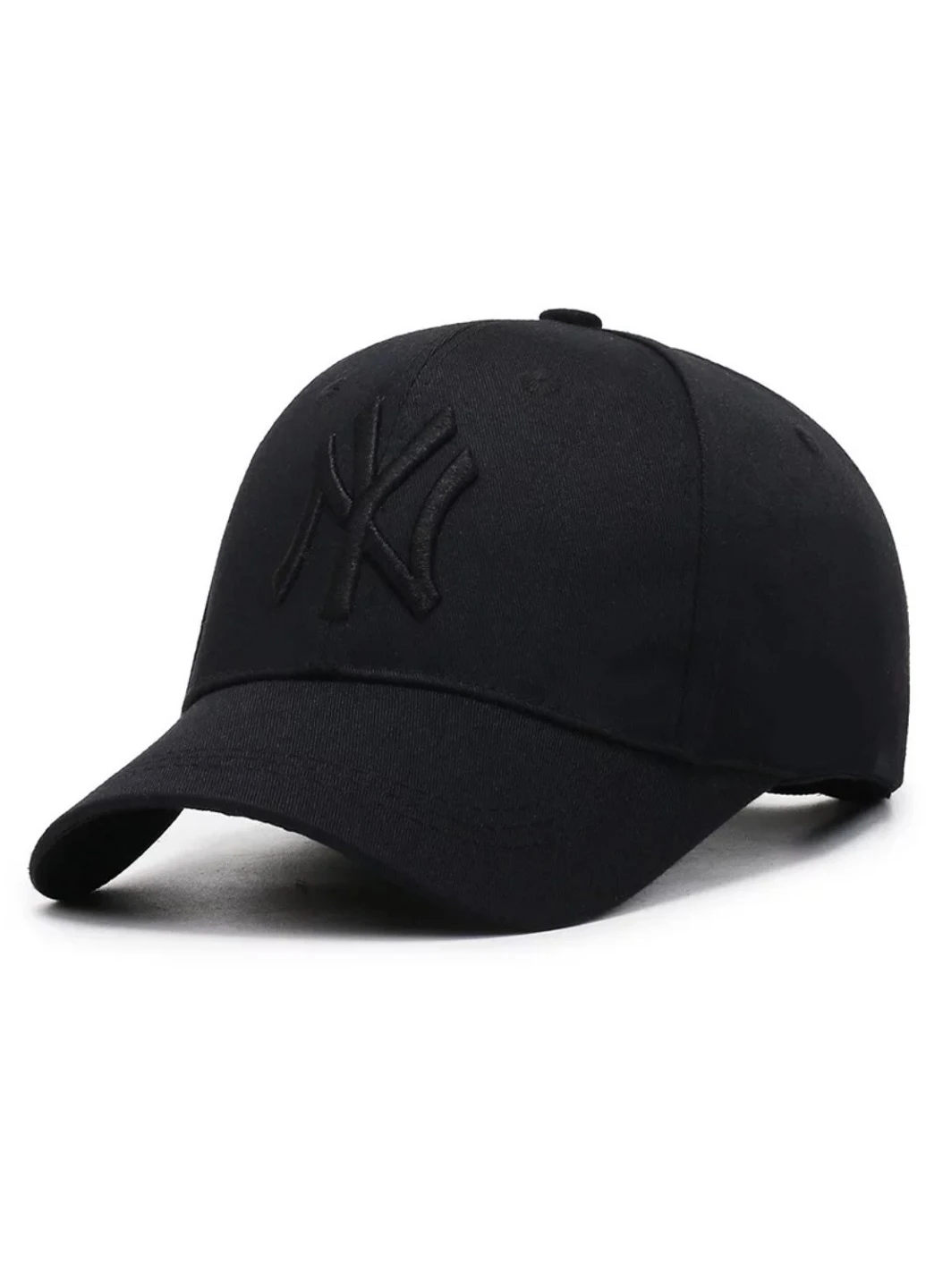 Кепка Бейсболка NY (New York Yankees) Белый логотип, Унисекс NoName Бейсболка (251788534)