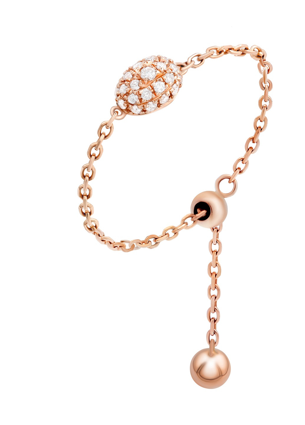 Кольцо из розового золота с бриллиантами Zarina (254253838)