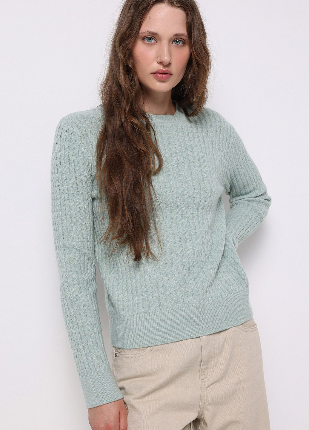 Мятный демисезонный джемпер джемпер Colin's