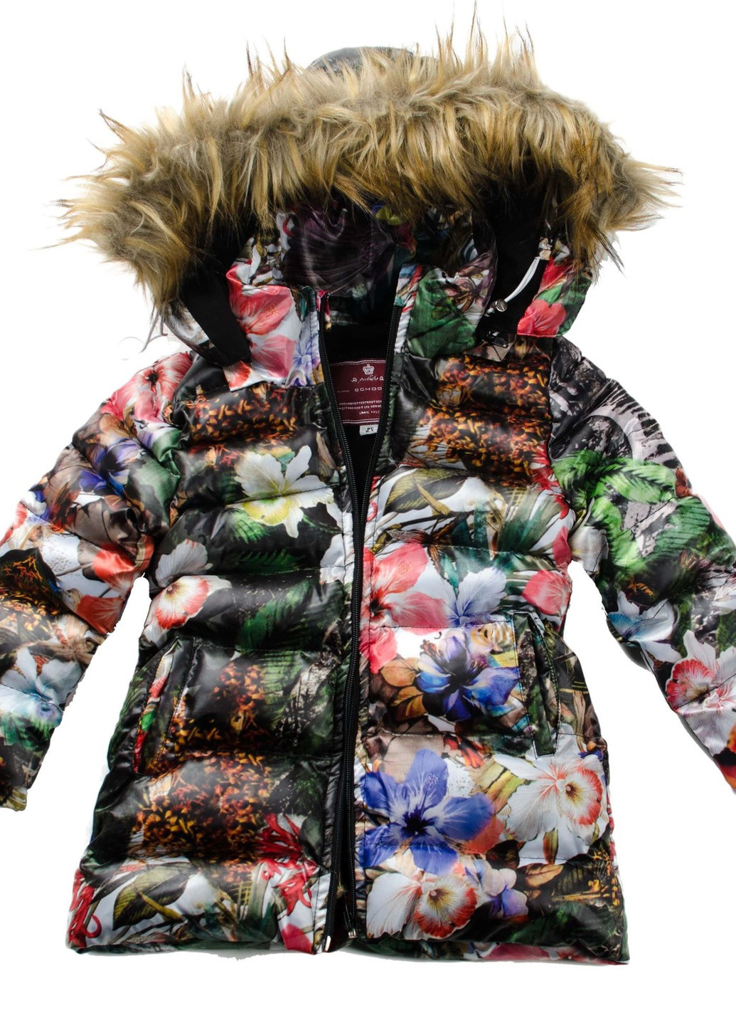 Комбинированная зимняя куртка Puledro